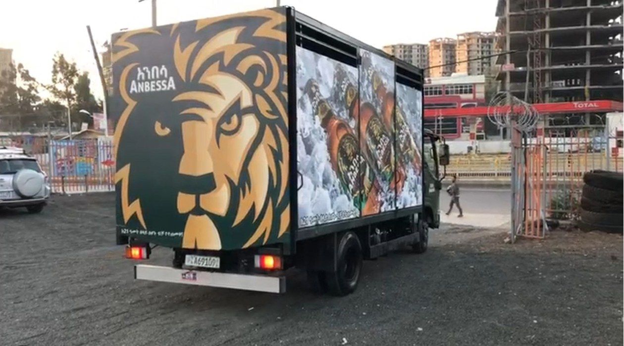Habesha lion truck art