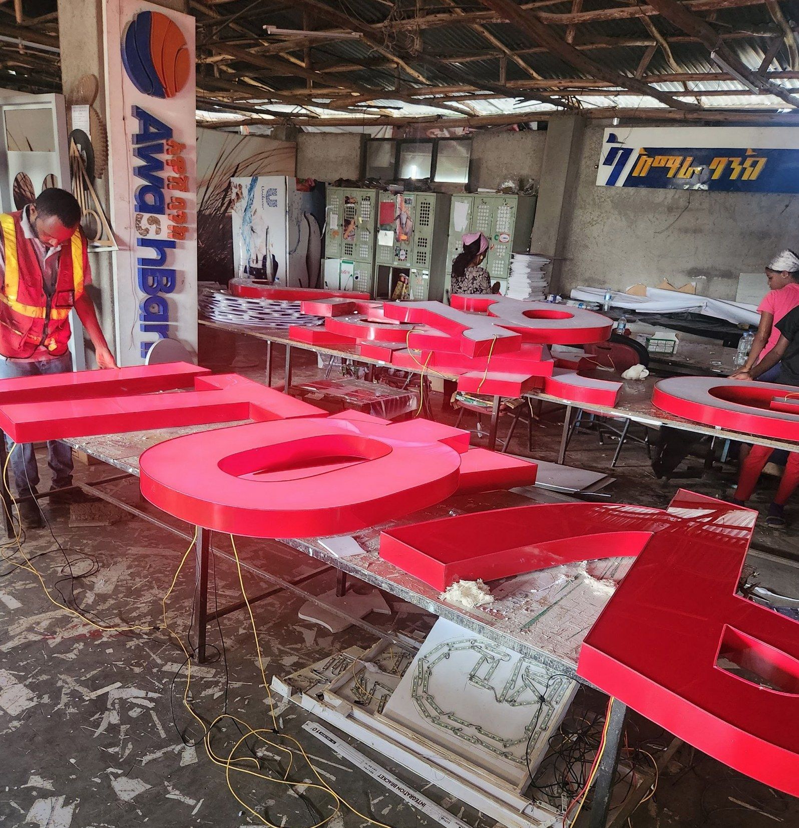 Inside the Ermias fabrication workshop